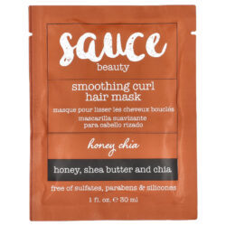Sauce Beauty Máscara Suavizante para Cabelos Cachos Mel e Chia 30 ml (1 fl oz)