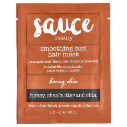 Sauce Beauty Máscara Suavizante para Cabelos Cachos Mel e Chia 30 ml (1 fl oz)