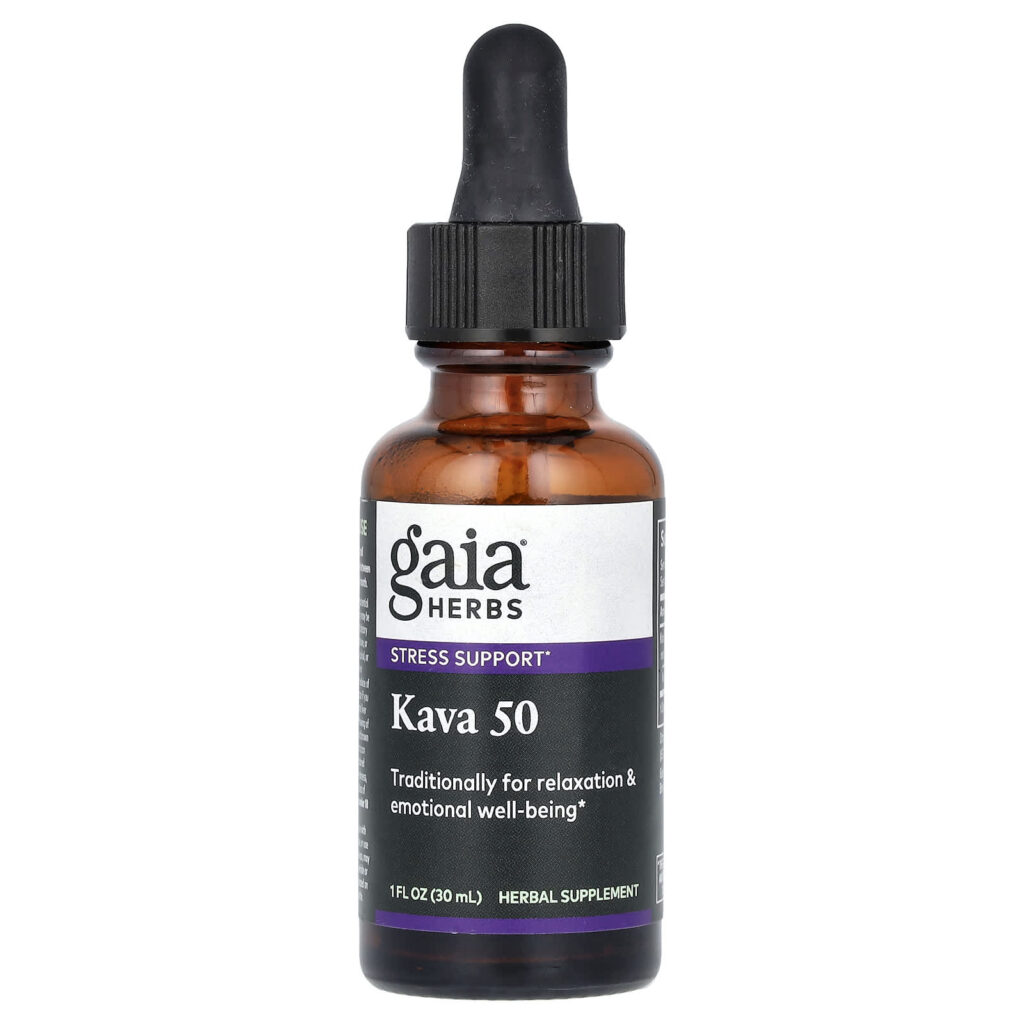 Gaia Herbs Kava 50 30 ml (1 fl oz)