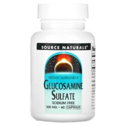 Source Naturals Sulfato de Glicosamina Sem Sódio 500 mg 60 Cápsulas