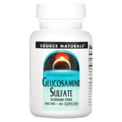 Source Naturals Sulfato de Glicosamina Sem Sódio 500 mg 60 Cápsulas