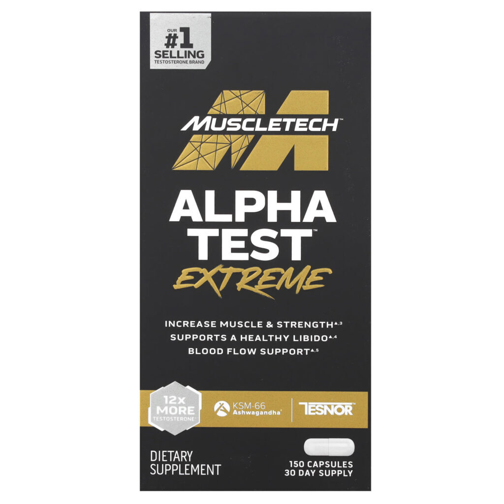 MuscleTech AlphaTest™ Extreme 150 Capsules