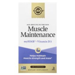 Solgar Antienvelhecimento Nutrition Manutenção Muscular 60 Cápsulas