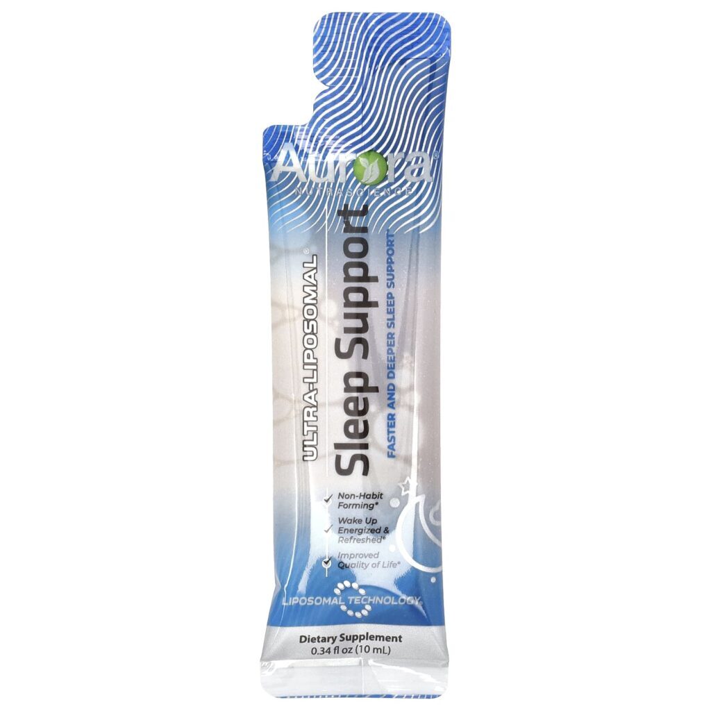 Aurora Nutrascience Suporte ao Sono Ultra-Liposomal® 10 Embalagens 10 ml (034 fl oz) Cada - Imagem 3