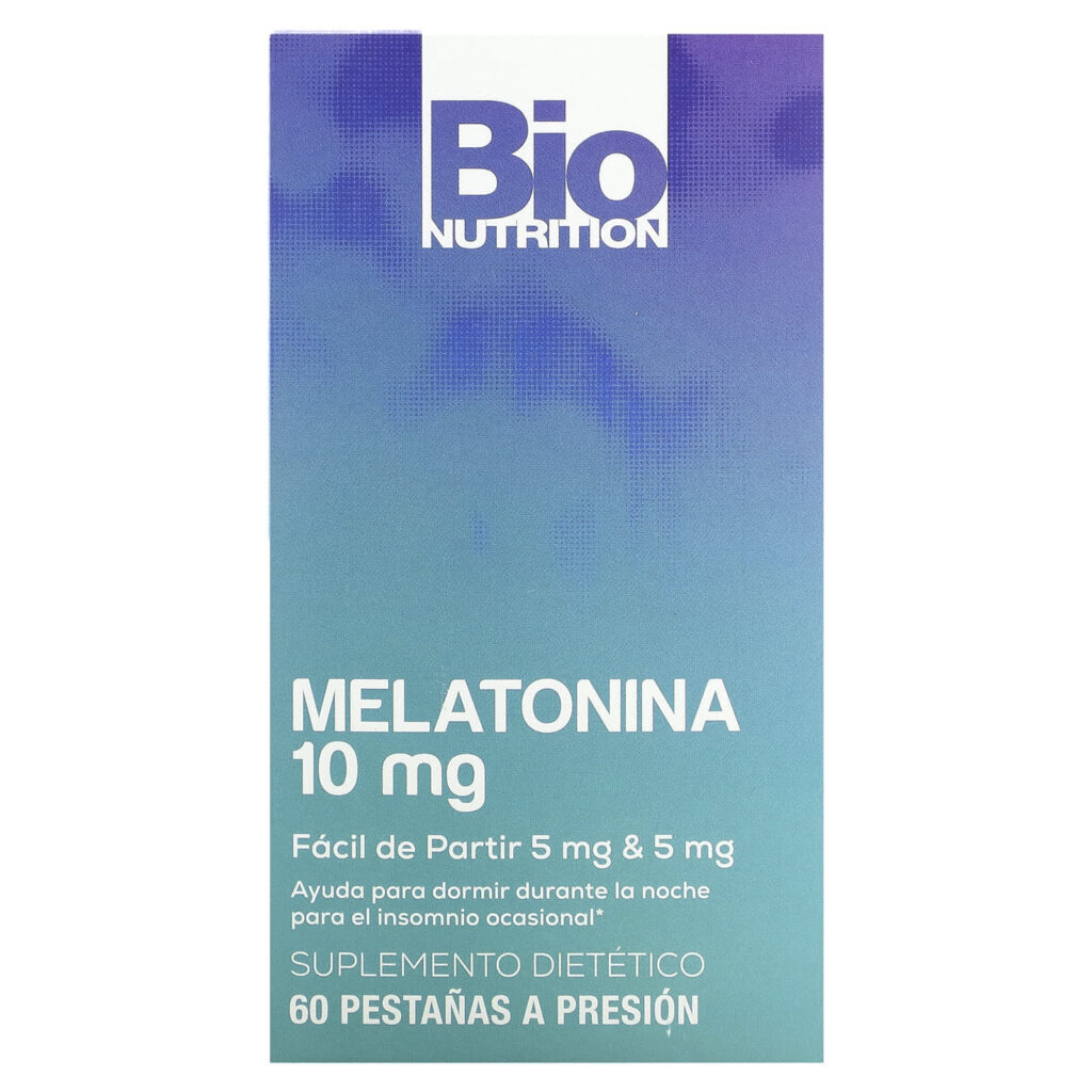 Bio Nutrition Melatonina 10 mg 60 Snap Tabs