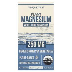 Triquetra Health Magnésio Vegetal 60 Cápsulas