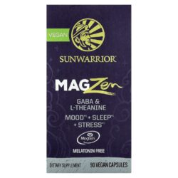 Sunwarrior MagZen GABA e L-Theanine 90 Cápsulas Veganas