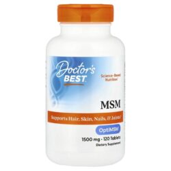 Doctors Best MSM com OptiMSM 1.500 mg 120 Comprimidos