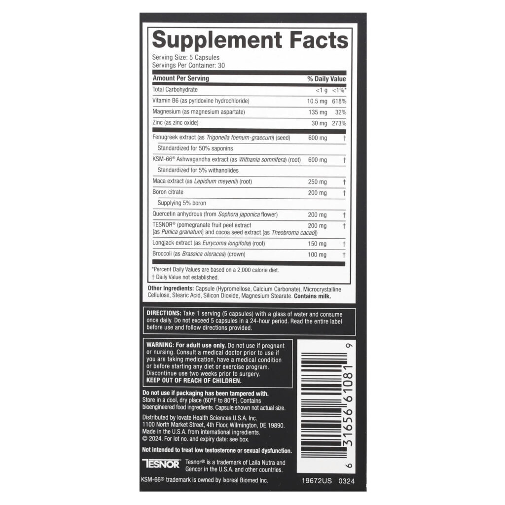 MuscleTech AlphaTest™ Extreme 150 Capsules - Imagem 2
