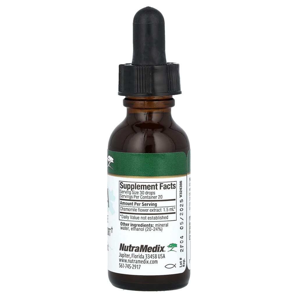 NutraMedix Babuna Suporte para o Sono/Calmante 30 ml (1 fl oz) - Imagem 2