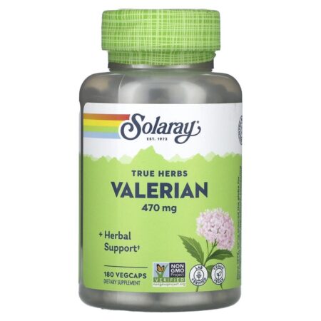 Solaray Ervas Verdadeiras Valeriana 470 mg 180 VegCaps — foto 1