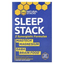 Natural Stacks Sleep Stack 2 Frascos 15 Cápsulas Vegetarianas Cada