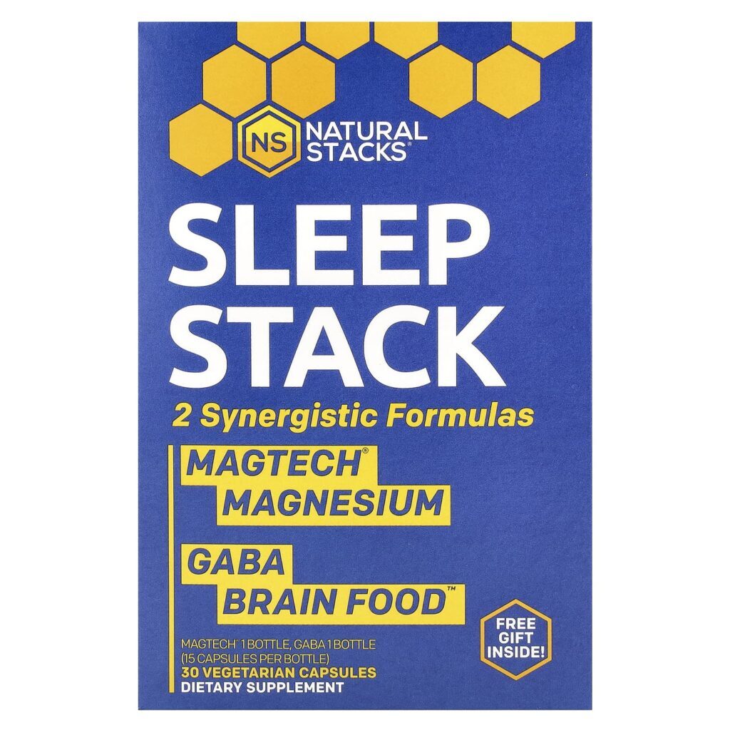 Natural Stacks Sleep Stack 2 Frascos 15 Cápsulas Vegetarianas Cada