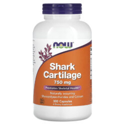 NOW Foods Cartilagem de Tubarão 750 mg 300 Cápsulas