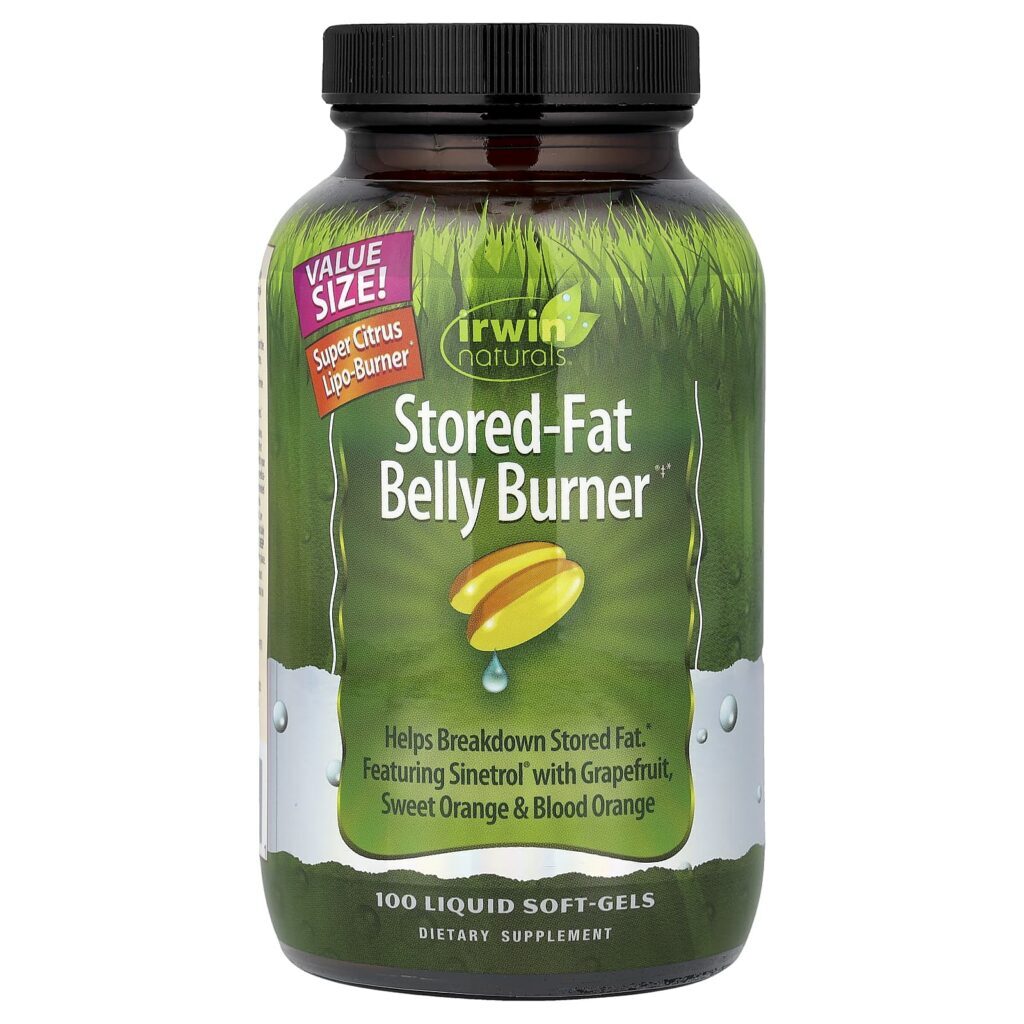 Irwin Naturals Stored-Fat Belly Burner® 100 Cápsulas Softgel Líquidas