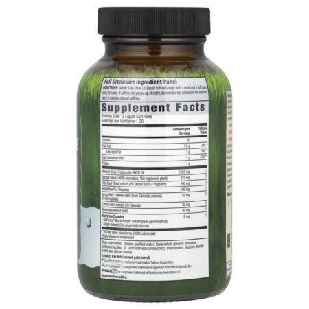 Irwin Naturals Brain Awake® 60 Cápsulas Softgel Líquidas - Imagem 2