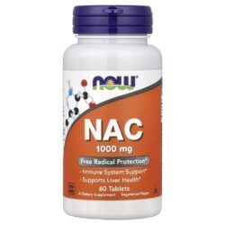 NOW Foods NAC 1.000 mg 60 comprimidos
