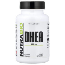 NutraBio DHEA 100 mg 60 Cápsulas