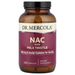 Dr. Mercola NAC com Cardo-Mariano 180 Cápsulas