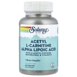 Solaray Ácido Alfa-Lipoico de Acetil L-Carnitina 60 VegCaps