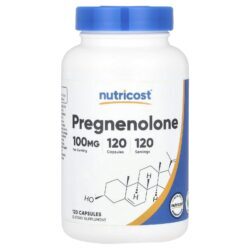 Nutricost Pregnenolona 100 mg 120 Cápsulas