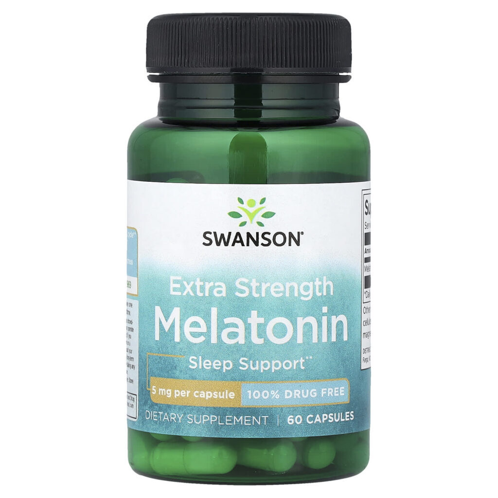 Swanson Melatonina 5 mg 60 Cápsulas