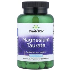 Swanson Magnésio Taurato 120 Comprimidos (100 mg por Comprimido)