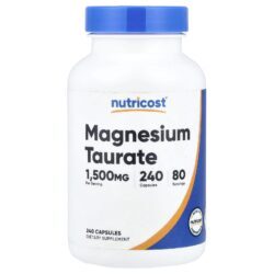 Nutricost Taurato de Magnésio 240 Cápsulas (500 mg por Cápsula)