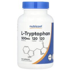 Nutricost L-Triptofano 500 mg 120 Cápsulas