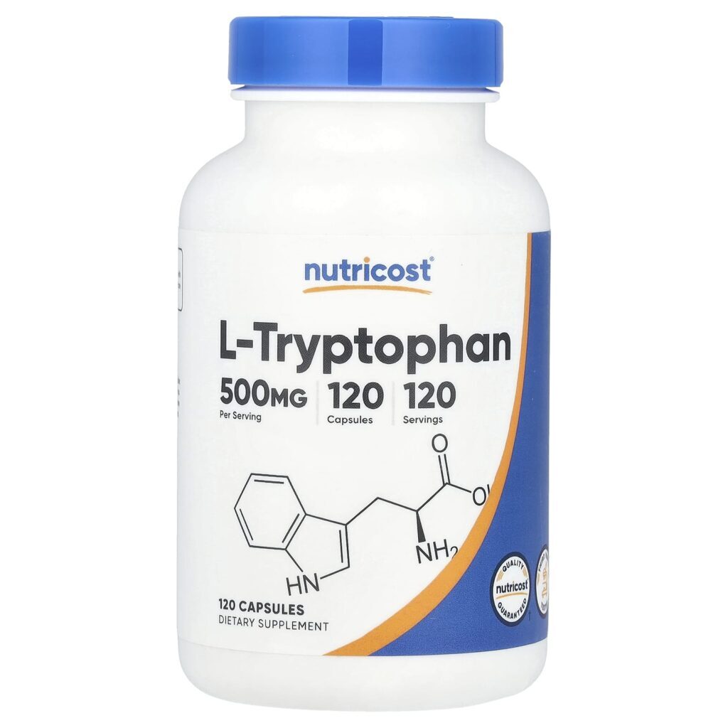 Nutricost L-Triptofano 500 mg 120 Cápsulas