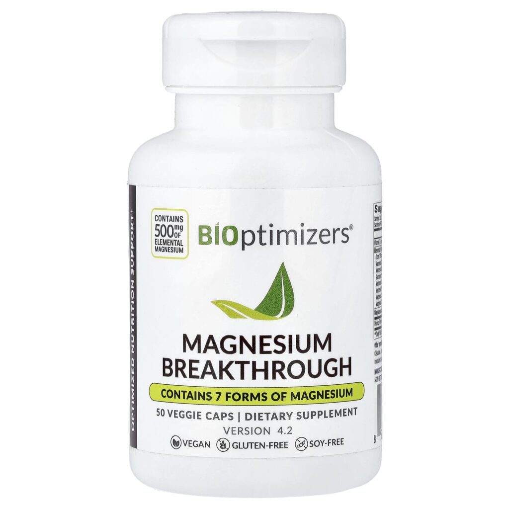 BIOptimizers Magnesium Breakthrough 50 Cápsulas Vegetais