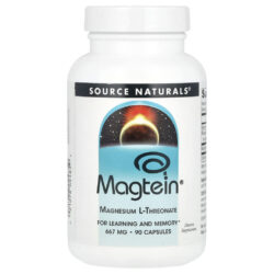 Source Naturals Magtein® L-Treonato de Magnésio 90 Cápsulas