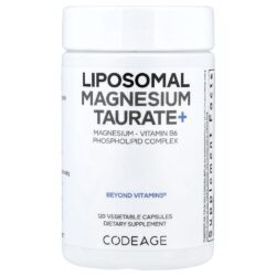 Codeage Taurato de Magnésio Lipossomal+ 120 Cápsulas Vegetais