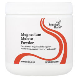 Seeking Health Malato de magnésio em pó 500 mg 250 g (882 oz)