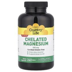 Country Life Magnésio Quelado 250 mg 240 Comprimidos