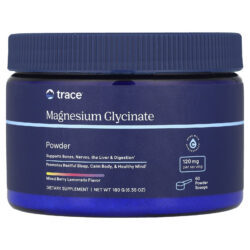 Trace Glicinato de Magnésio em Pó Limonada de Frutos Silvestres Mista 180 g (635 oz)