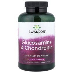 Swanson Glicosamina e Condroitina 200 Cápsulas