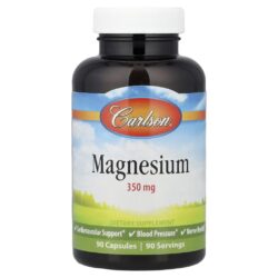 Carlson Magnésio 350 mg 90 Cápsulas