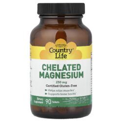 Country Life Magnésio Quelado 250 mg 90 Comprimidos