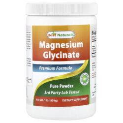 Best Naturals Glicinato de Magnésio em Pó 454 g (1 lb)