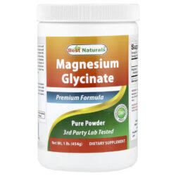 Best Naturals Glicinato de Magnésio em Pó 454 g (1 lb)