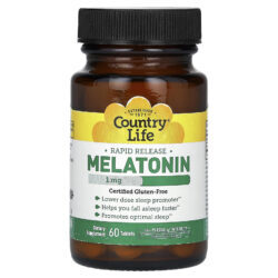 Country Life Melatonina Liberação Rápida 1 mg 60 Comprimidos