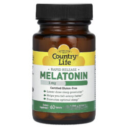 Country Life Melatonina Liberação Rápida 1 mg 60 Comprimidos