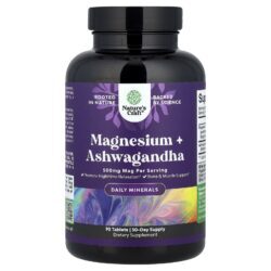 Natures Craft Magnésio + Ashwagandha 90 Comprimidos