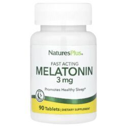 NaturesPlus Melatonina de Ação Rápida 3 mg 90 Comprimidos