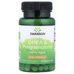 Swanson DHEA e Pregnenolona 60 Cápsulas Vegetais