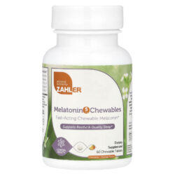 Zahler Comprimidos Mastigáveis de Melatonina Laranja 5 mg 60 Comprimidos Mastigáveis