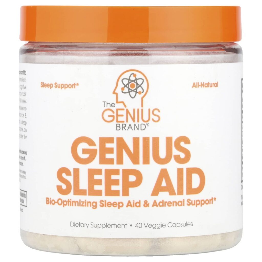 The Genius Brand Auxílio ao Sono 40 Cápsulas Vegetais