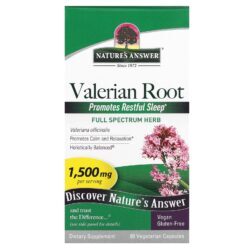 Natures Answer Raiz de Valeriana 90 Cápsulas Vegetarianas (500 mg por Cápsula)