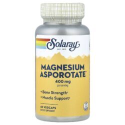 Solaray Magnesium Asporotate™ 60 VegCaps (200 mg por Cápsula)